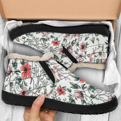 Floral Winter Sneakers - Crystallized Collective