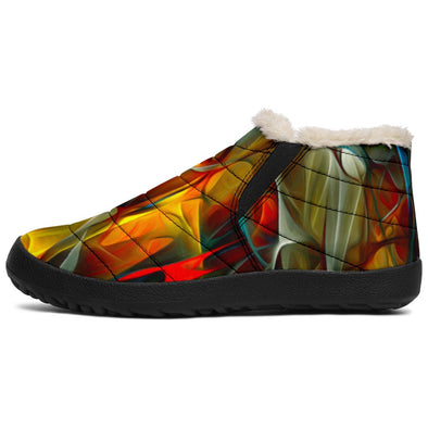 Flowing Abstract Winter Sneakers - Crystallized Collective