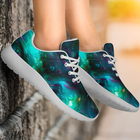 Flowy Art Sport Sneakers - Crystallized Collective