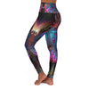 Fractal Butterfly High Waist Yoga Legging - Serene Bliss - Crystallized Collective