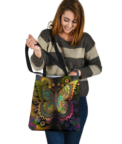Fractal Butterfly Tote Bag - Crystallized Collective