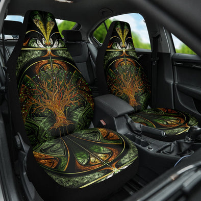 Fractal Tree of Life Car Seat Cover - Crystallized Collective