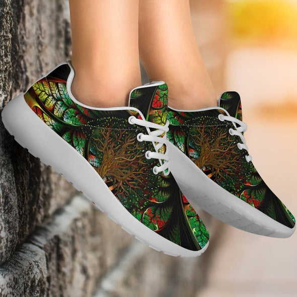Fractal Tree of Life Sport Sneakers - Crystallized Collective
