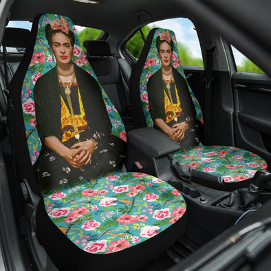 Frida Kahlo Flowers Seat Cover - Crystallized Collective