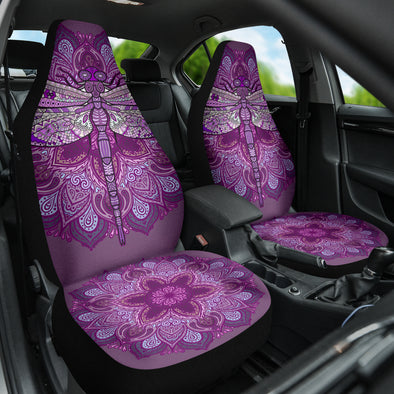 Dragonfly Mandala Car Seat Cover
