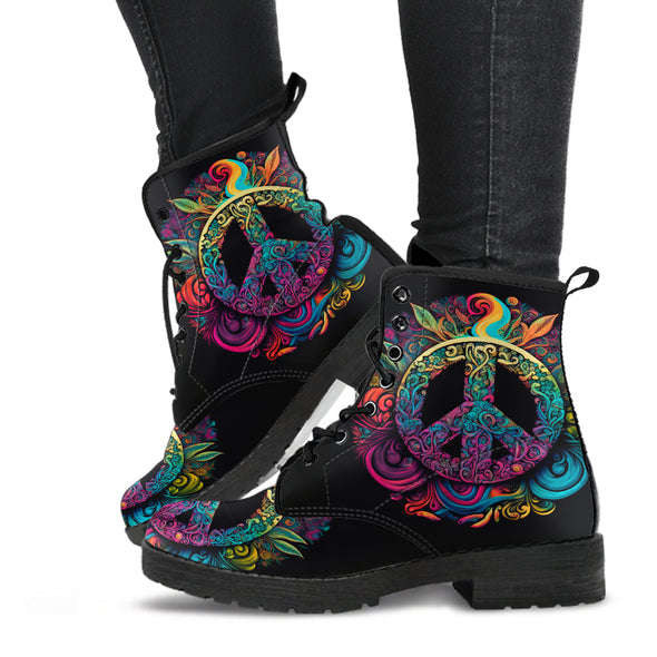 HandCrafted Peace Boots
