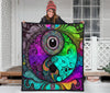 Colorful Yin Yang Mandala Premium Quilt