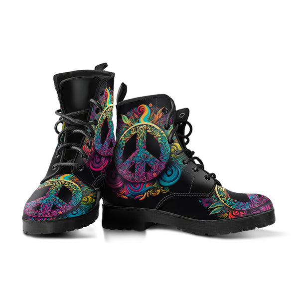 HandCrafted Peace Boots