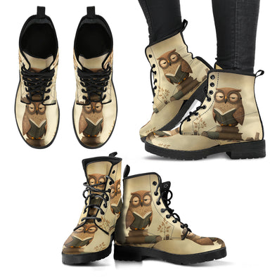 HandCrafted Owl Scholar Boots