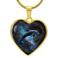 Galaxy Dolphin Necklace - Crystallized Collective