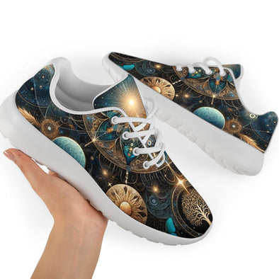 Galaxy Tree of Life Mandala Sport Sneakers - Crystallized Collective