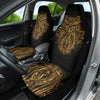 Gold Mandala Owl Car Seat Cover - Crystallized Collective