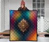 Gold Rainbow Alhambra Premium Quilt - Crystallized Collective