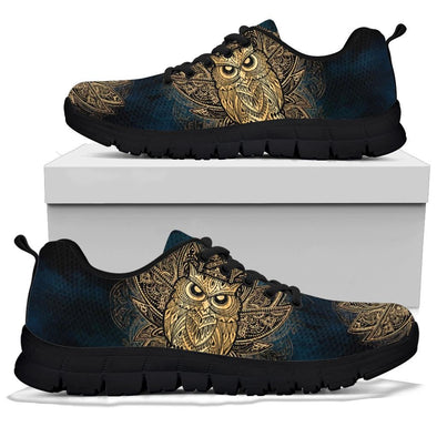 Goldd Owl Mandala Sneakers - Crystallized Collective