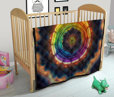 Groovy Mandala Premium Quilt - Crystallized Collective