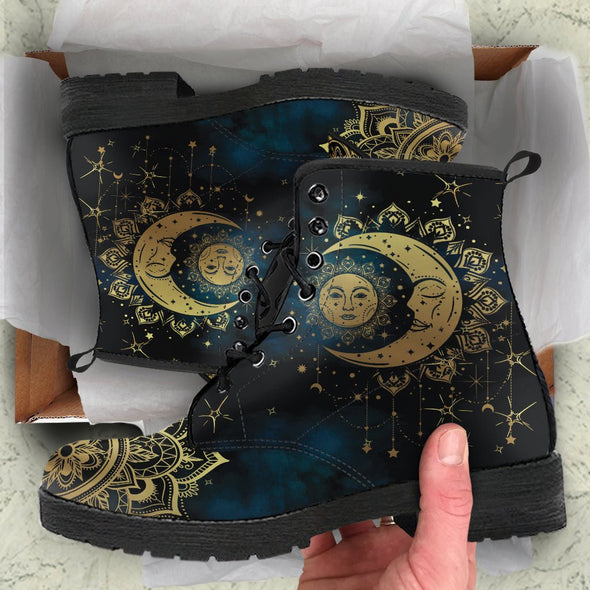 HadCrafted Golden Sun and Moon Boots