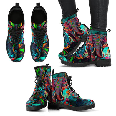 HandCradted Jungle Elephant Boots - Crystallized Collective