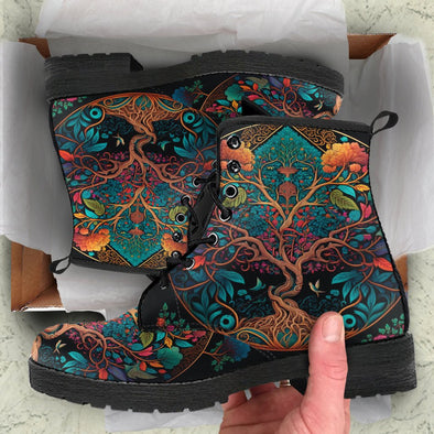 HandCrafted Alhambra Tree of Life Boots - Crystallized Collective