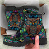 HandCrafted Art Owl Mandala Boots - Crystallized Collective
