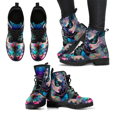 HandCrafted Artful Lady Boots - Crystallized Collective