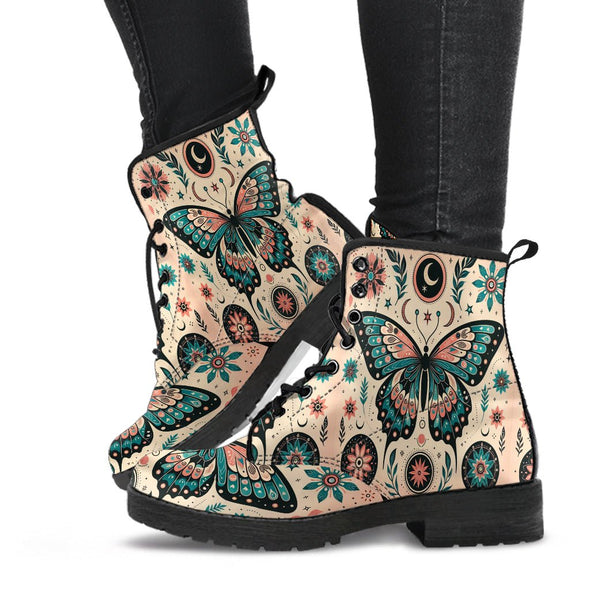 HandCrafted Beautiful Boho Butterfly Boots - Crystallized Collective