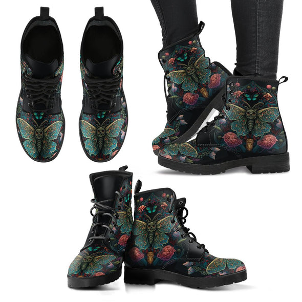 HandCrafted Beauty in Darkness Boots - Crystallized Collective