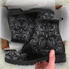 HandCrafted Black Owl Mandala Boots - Crystallized Collective