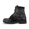 HandCrafted Black Owl Mandala Boots - Crystallized Collective