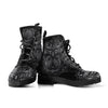 HandCrafted Black Owl Mandala Boots - Crystallized Collective