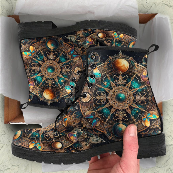 HandCrafted Bliss Mandala Boots - Crystallized Collective