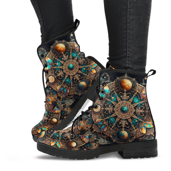 HandCrafted Bliss Mandala Boots - Crystallized Collective