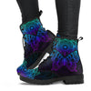 HandCrafted Blue Purple Mandala Butterfly Boots - Crystallized Collective