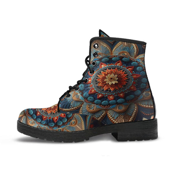 HandCrafted Bohemian Mandala Boots - Crystallized Collective