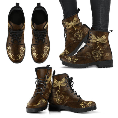 HandCrafted Boho Dragonfly Boots - Crystallized Collective