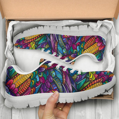 HandCrafted Boho Feathers Sneakers - Crystallized Collective