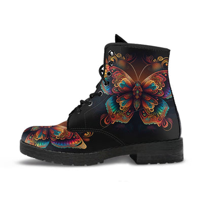 HandCrafted Colorful Butterfly Boots - Crystallized Collective