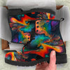 HandCrafted Colorful Liquid Art Boots - Crystallized Collective