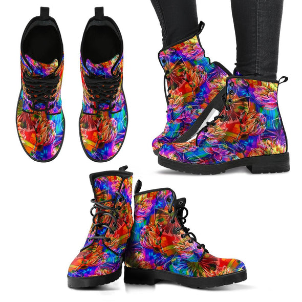 HandCrafted Colorful Lotus Boots - Crystallized Collective