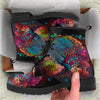 HandCrafted Colorful Psychedelic Tree of Life Boots - Crystallized Collective