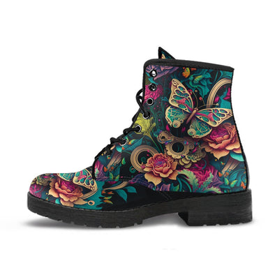 HandCrafted Cottagecore Butterflies Boots - Crystallized Collective