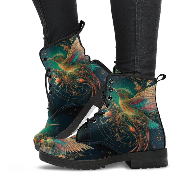 HandCrafted Devine Hummingbird Boots - Crystallized Collective