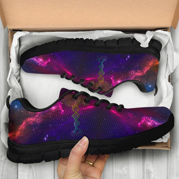 HandCrafted Dna Galaxy Tree of Life Sneakers - Crystallized Collective