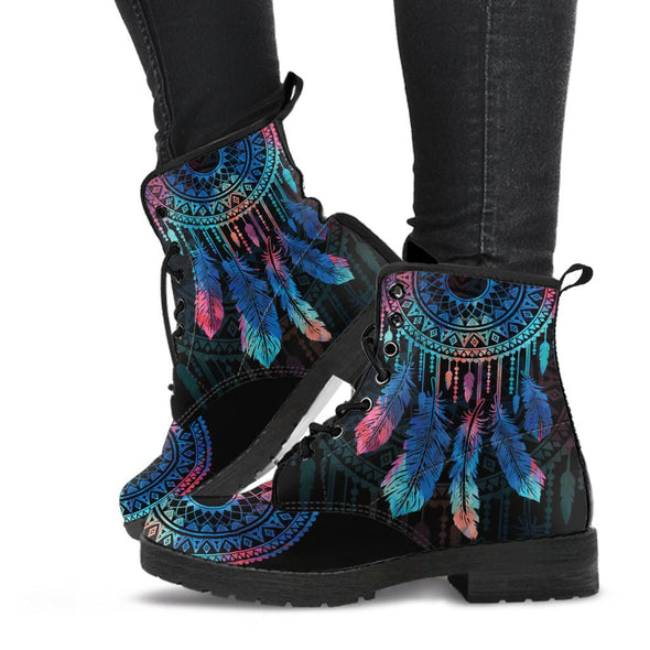 HandCrafted Dreamcatcher Mandala Boots - Crystallized Collective
