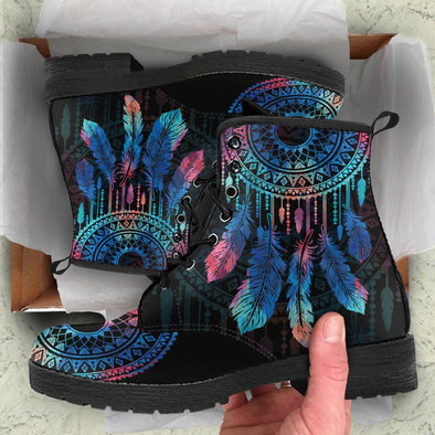 HandCrafted Dreamcatcher Mandala Boots - Crystallized Collective