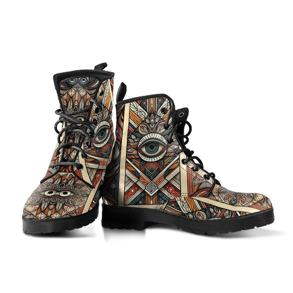 HandCrafted Egyptian Art Boots - Crystallized Collective