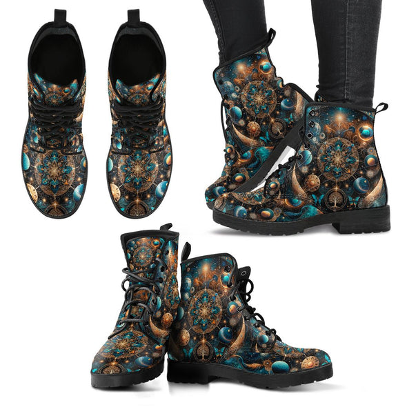 HandCrafted Englitened Mandala Boots - Crystallized Collective