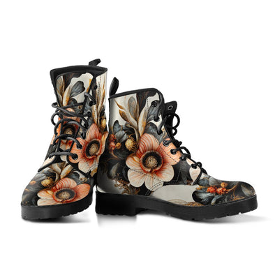 HandCrafted Floral Art Boots - Crystallized Collective
