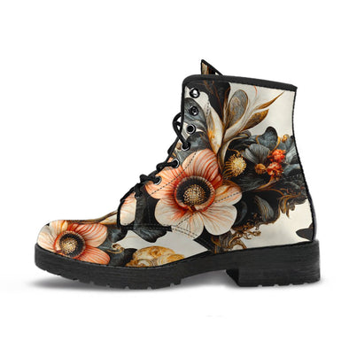 HandCrafted Floral Art Boots - Crystallized Collective