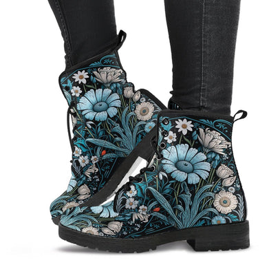HandCrafted Floral Cottagecore Boots - Crystallized Collective