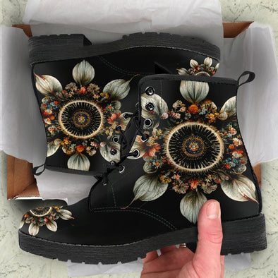 HandCrafted Floral Mandala Boots - Crystallized Collective